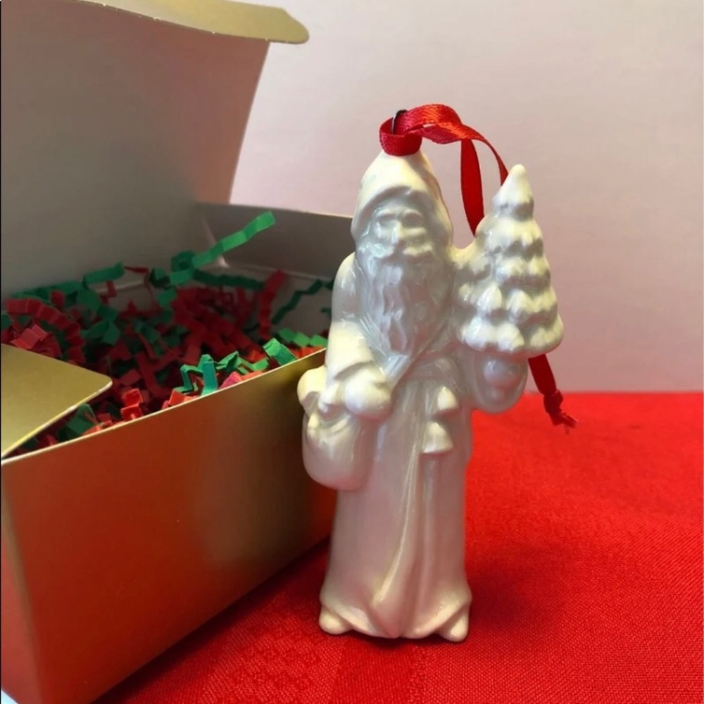 Ceramic Santa Ornament